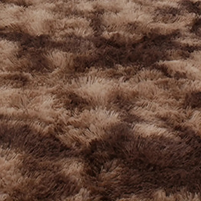 Alfombra suave de tie dye para dormitorio y salón
