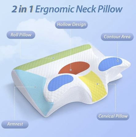 Almohada Cervical de Espuma con Memoria