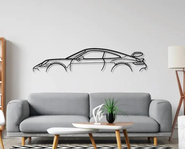 Decoración de Pared de Coche Deportivo