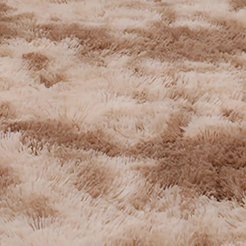 Alfombra suave de tie dye para dormitorio y salón