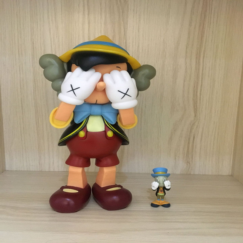 Figura Coleccionable de Vinilo de Pinocho Kaws