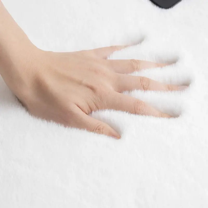 Alfombra de piel sintética para dormitorio y salón (1 pieza)