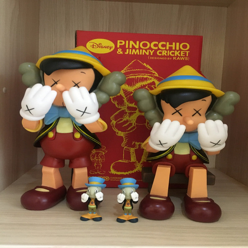 Figura Coleccionable de Vinilo de Pinocho Kaws